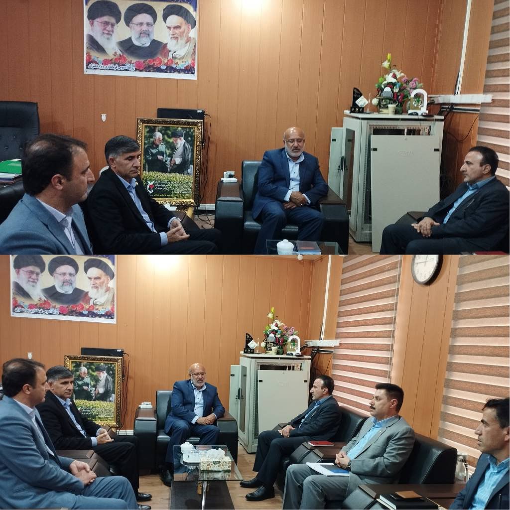 دیدار مدیر کل بانک ملی استان با دکتر صادقی
