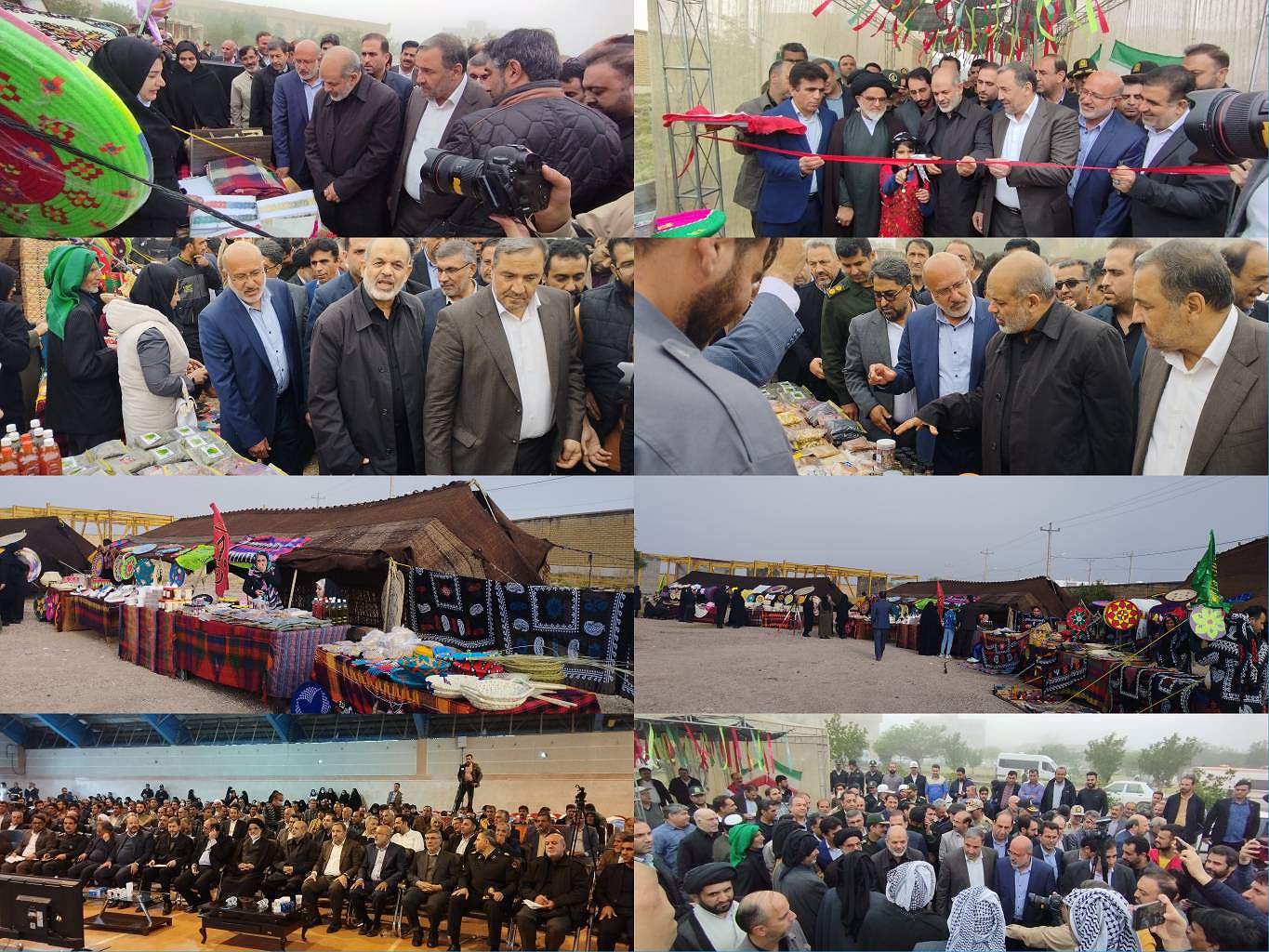 نمایشگاه توانمندی های عشایر دهلران با حضور وزیر کشور افتتاح شد