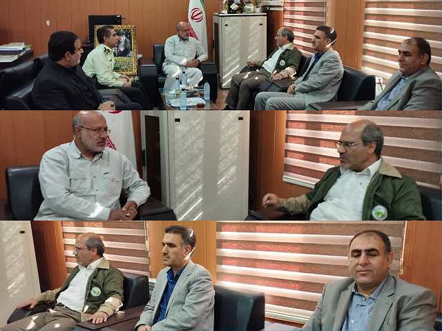 دیدار مدیر کل منابع طبیعی استان با فرماندار ویژه دهلران