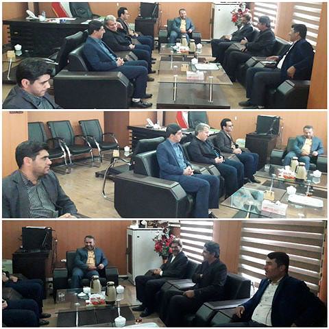 اعضای شورای اسلامی شهر میمه با فرماندار دهلران دیدار کردند