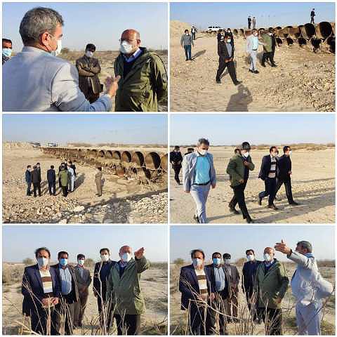 فرماندار ویژه دهلران از پل شهید سلطانی بازدید کرد